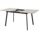 SECONIQUE Avery Extending Concrete/Grey Oak Dining Table 80x160cm
