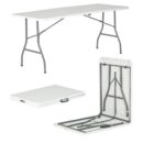 Harbour Housewares Rectangle White Dining Table 70x180cm
